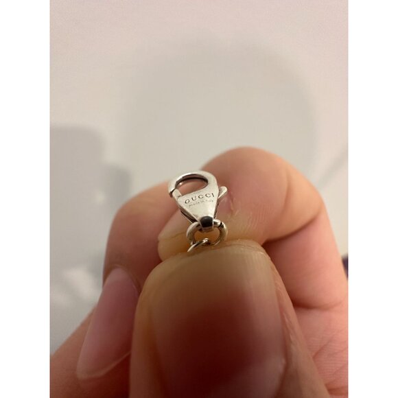 Gucci GG Marmont Mother of Pearl Sterling Silver Bracelet - Picture 9 of 11